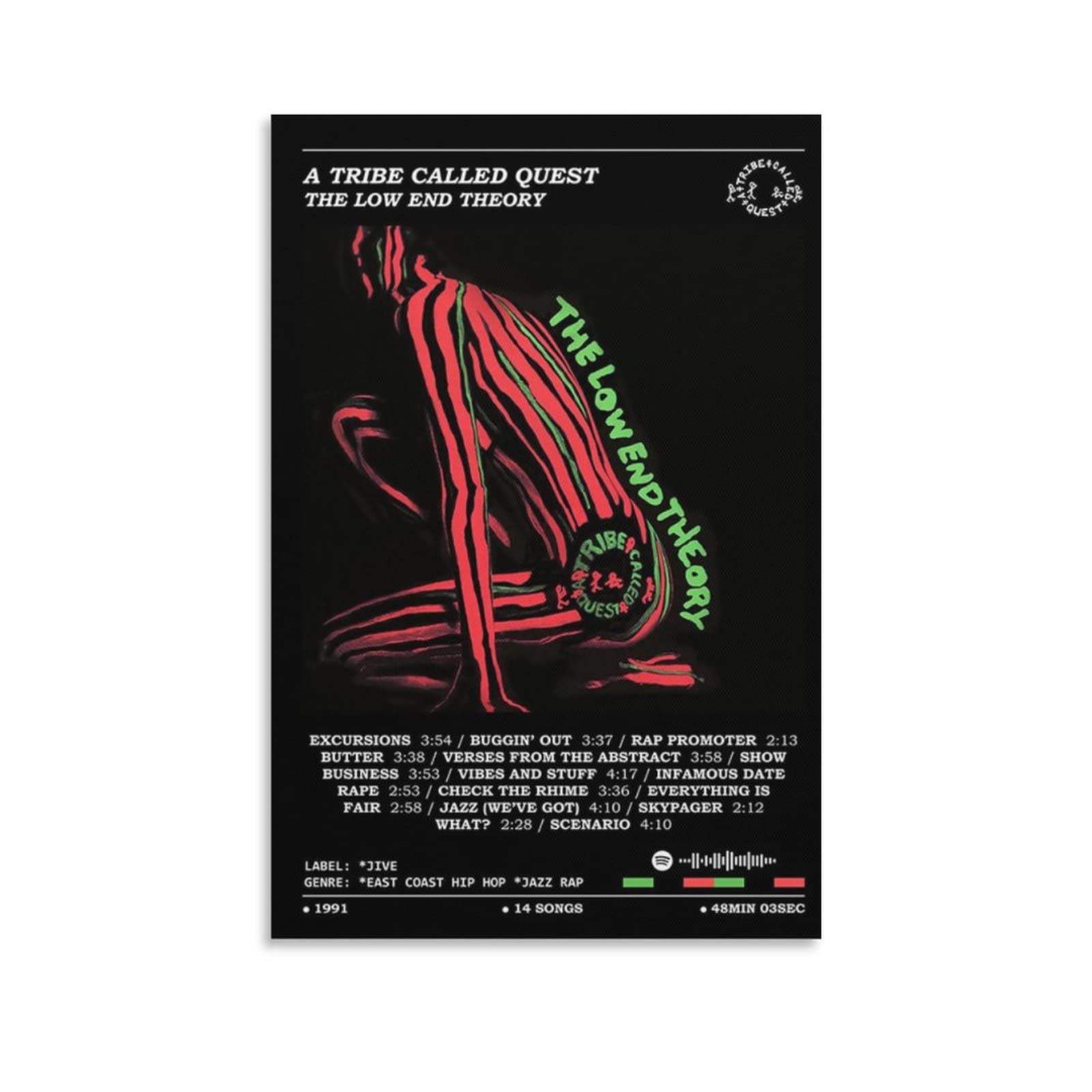 A Tribe Called Quest - The Low End Theory Music Cover Poster 02